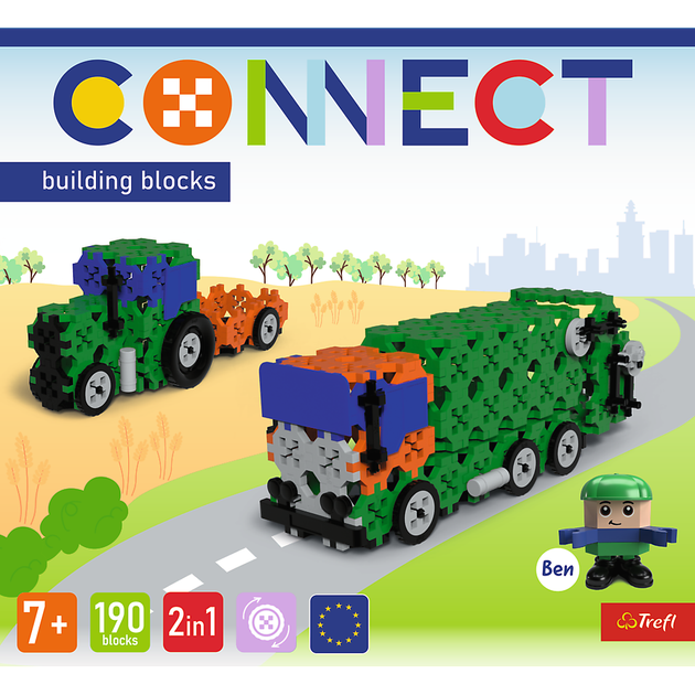Конструктор Trefl Connect 2в1 190 деталей (5900511619751) - зображення 7
