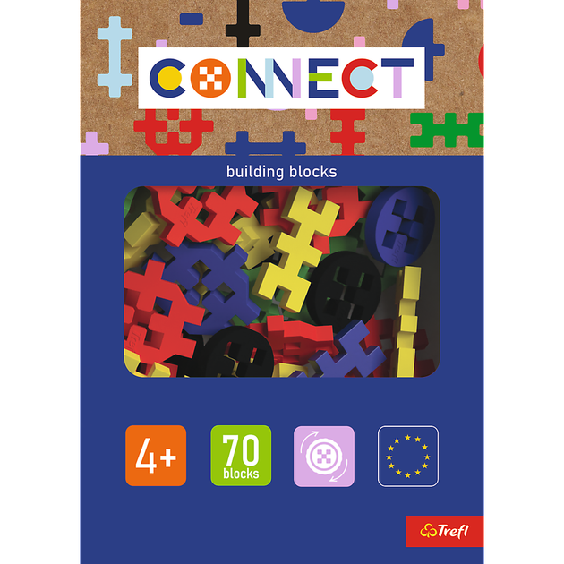 Конструктор Trefl Connect Набір Boys 70 деталей (5900511619874) - зображення 4