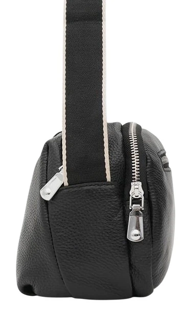 Женская кожаная сумка Borsa Leather элегантная черная сумка через плечо из натуральной кожи 54203 - Фото 4 Женская кожаная сумка Borsa Leather элегантная черная сумка через плечо из натуральной кожи 54203 - изображение 4