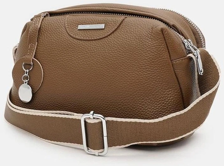 Женская кожаная сумка Borsa Leather стильная сумка через плечо из натуральной кожи 54194 - изображение 2