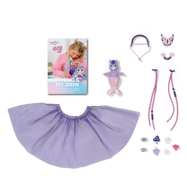 Кукла Baby Born Glam Up Русалочка Аура 28 см (871799) - изображение 3