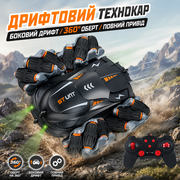 Машинка на пульте трюковая перевёртыш Stunt Elves - Фото 2 Машинка на пульте трюковая перевёртыш Stunt Elves - изображение 2