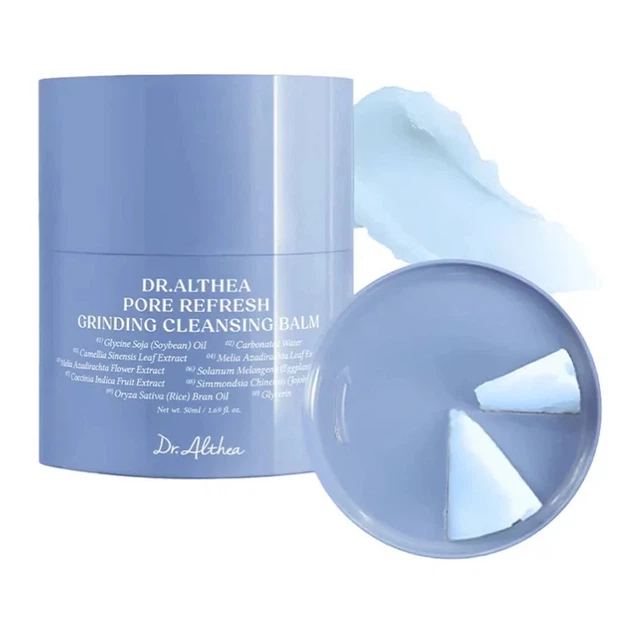 Гидрофильный бальзам для очистки пор DR.ALTHEA Pore Refresh Grinding Cleansing Balm 50 мл - изображение 3