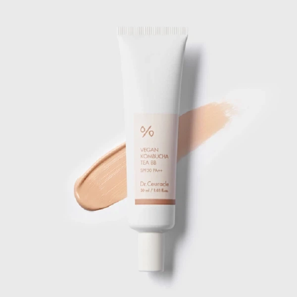 BB-крем для обличчя DR.CEURACLE Vegan Kombucha Tea BB SPF30 PA++, 30 мл — зволожуючий BB-крем з комбучею та SPF-захистом - зображення 2