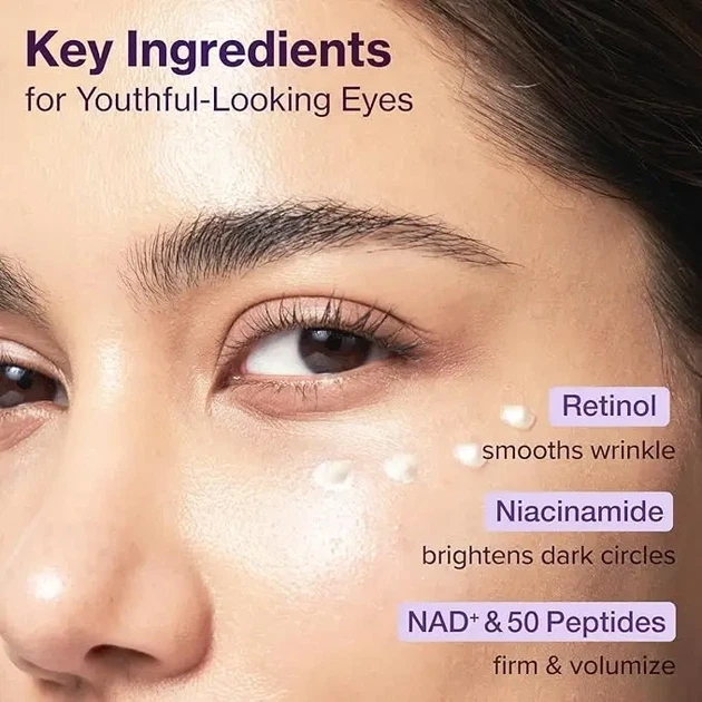 Крем для шкіри навколо очей NUMBUZIN No.9 NAD+ Retinol Volumetox Eye Cream 10 ml — ліфтинг, зменшення зморшок та відновлення шкіри - Фото 4 Крем для шкіри навколо очей NUMBUZIN No.9 NAD+ Retinol Volumetox Eye Cream 10 ml — ліфтинг, зменшення зморшок та відновлення шкіри - изображение 4