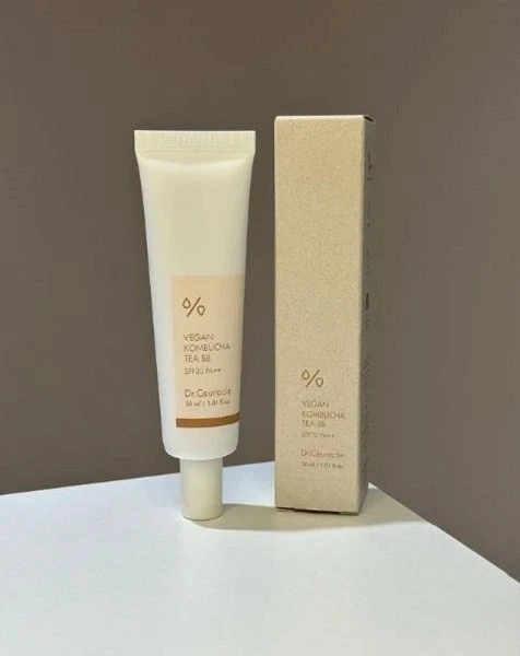 BB-крем для обличчя DR.CEURACLE Vegan Kombucha Tea BB SPF30 PA++, 30 мл — зволожуючий BB-крем з комбучею та SPF-захистом - зображення 5