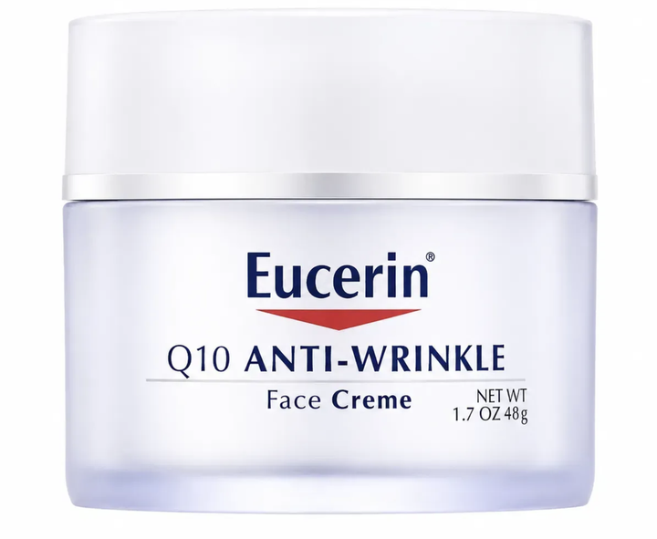 Антивіковий крем для обличчя EUCERIN Q10 Anti-Wrinkle Face Cream 48 г для зволоження та догляду проти зморшок - изображение 2