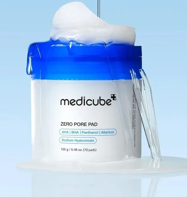Тонер-педи для обличчя MEDICUBE Zero Pore Pad для очищення пор 70 шт 155 г - изображение 2