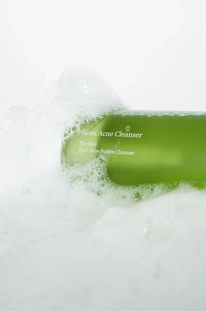 Пінка для вмивання CELIMAX The Real Noni Acne Bubble Cleanser 155 мл для проблемної шкіри - изображение 7