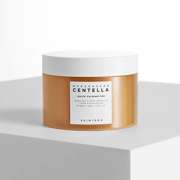 Тонер-педи SKIN1004 Madagascar Centella Quick Calming Pad 70 pads (130 ml) — заспокоєння, зволоження та відновлення шкіри - изображение 2