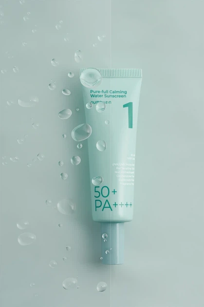 Сонцезахисна есенція для обличчя NUMBUZIN No.1 Clear Filter Sun Essence SPF50+ PA++++ 50 мл для зволоження та захисту шкіри - изображение 6