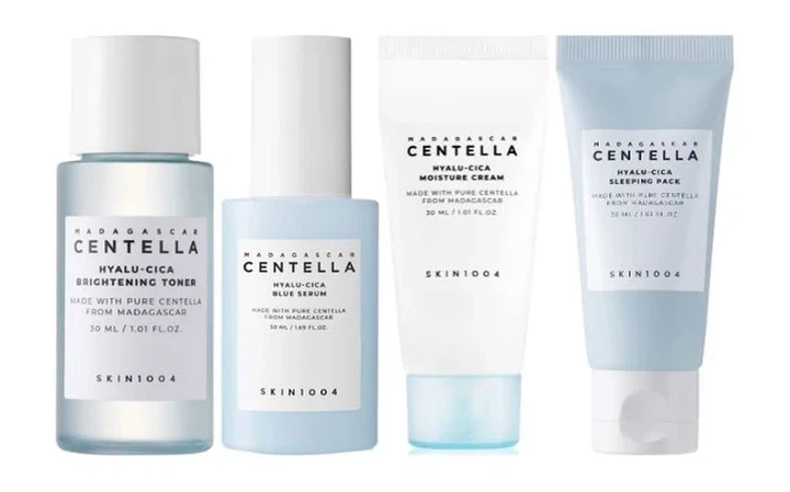 Дорожній набір для догляду за шкірою SKIN1004 Madagascar Centella Hyalu-Cica Travel Kit - изображение 3