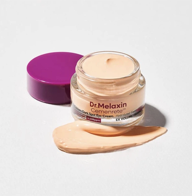 Крем для шкіри навколо очей DR.MELAXIN Cemenrete Calcium Dark Spot Eye Cream 15 г від темних кіл та зморшок - изображение 3