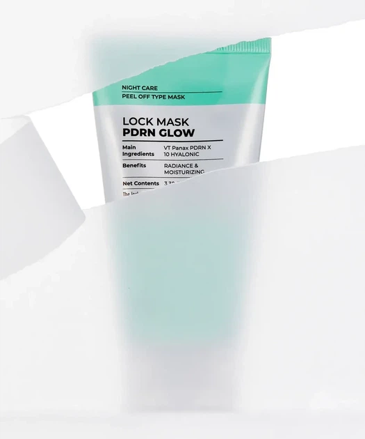 Маска для обличчя VT Cosmetics PDRN Glow Lock Mask 100 ml — сяйво, відновлення та інтенсивне зволоження шкіри - изображение 4