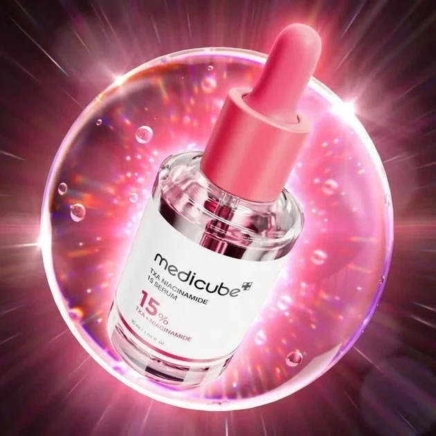 Сироватка для обличчя Medicube TXA Niacinamide 15 Serum 30 мл для освітлення пігментації та сяйва шкіри - изображение 2