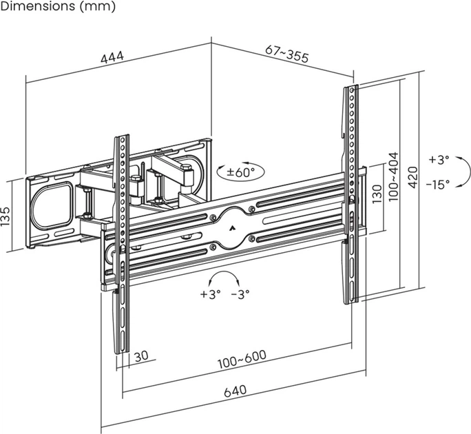 Кронштейн UniBracket BZ16-63 37"-70" - изображение 19