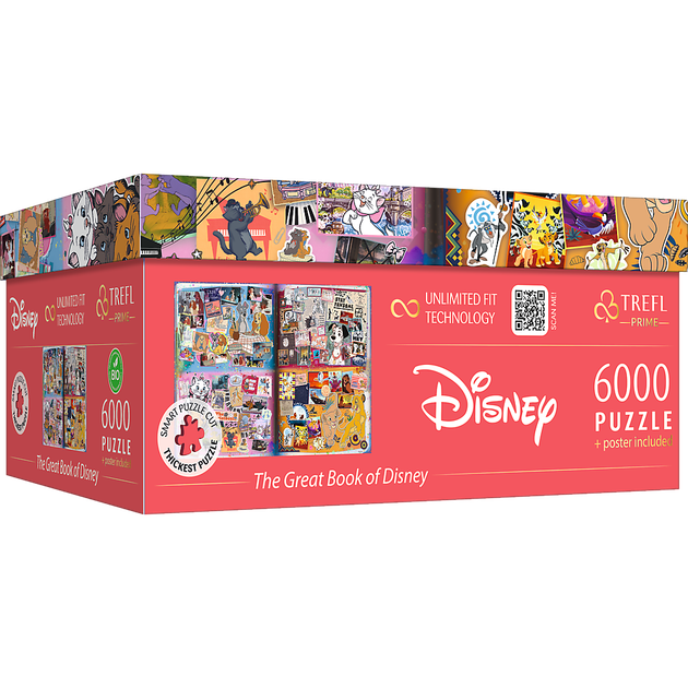 Пазли Trefl Mickey&friends Велика книга Діснея 6000 UFT елементів (5900511810370) - зображення 2
