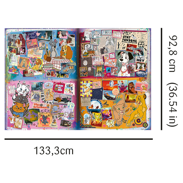 Пазли Trefl Mickey&friends Велика книга Діснея 6000 UFT елементів (5900511810370) - зображення 5