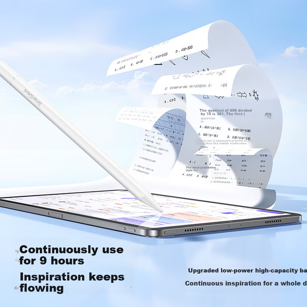 Стилус Shanmo ємнісний магнітний Bluetooth для iPad Air 5/Pro/Mini, для малювання - зображення 8