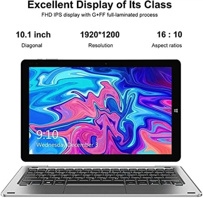 Планшет 10.1" Full HD CHUWI Hi10X 6/128GB 4ядра Windows 10 mAh 3500 Серый (102178180) - Б/У - изображение 2