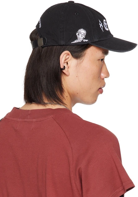 Кепка ERD Enfants Riches Déprimés Black Die In Bed 6-Panel Cap, унисекс, чёрная. - изображение 3