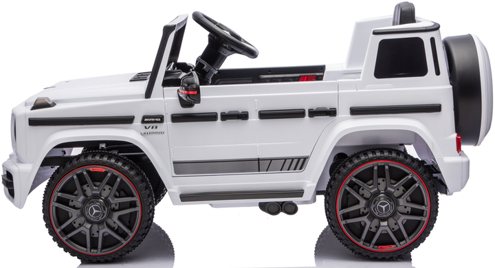 Детский электромобиль MERCEDES G63 12V белый с пультом управления Diego - Фото 5 Детский электромобиль MERCEDES G63 12V белый с пультом управления Diego - изображение 5
