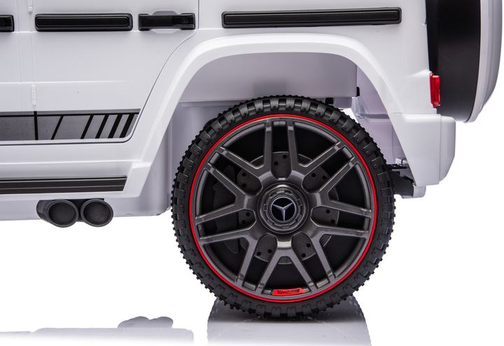 Детский электромобиль MERCEDES G63 12V белый с пультом управления Diego - Фото 8 Детский электромобиль MERCEDES G63 12V белый с пультом управления Diego - изображение 8