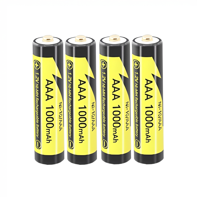Батарейка акумуляторна LiitoKala Ni-10/AAA 1000mAh 1.2V перезаряджувана батарейка ААА багаторазова для електроніки, 800+ циклів - зображення 4