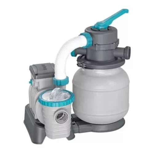 Песочный фильтр-насос Bestway Flowclear 5678 л/ч 230W для бассейнов 1100–42300 л с загрузкой песка 9 кг, подключением Ø38 мм - изображение 6