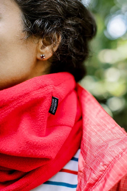 Повязка флисовая Tribe Neck Warmer T-KF-0019 One Size красная - Фото 4 Повязка флисовая Tribe Neck Warmer T-KF-0019 One Size красная - изображение 4