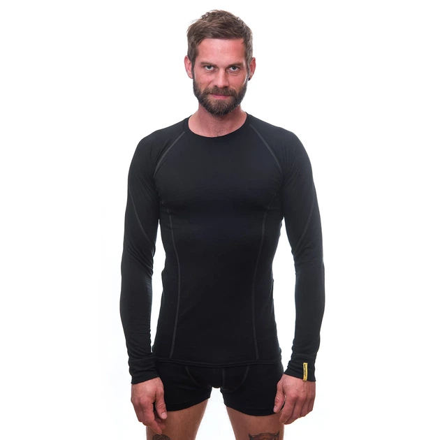 Термоблузка Merino Active LS черная мериносовая S - изображение 4
