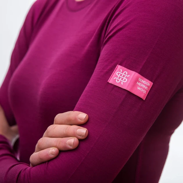 Термоблузка Sensor Merino Active LS M мерино лиловый - Фото 6 Термоблузка Sensor Merino Active LS M мерино лиловый - изображение 6