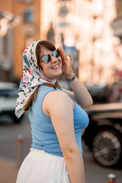 Платок-косынка «Мировое дерево» - Фото 11 Платок-косынка «Мировое дерево» - изображение 11