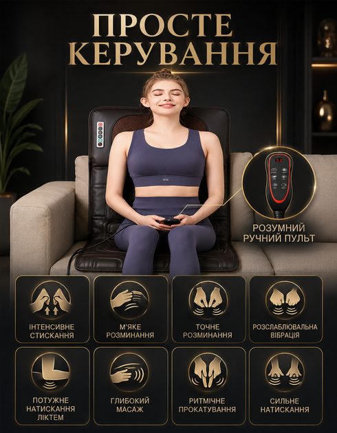 Массажный матрас для всего тела массажер для ног, массажная IN-23 подушка для шеи и поясницы - изображение 4