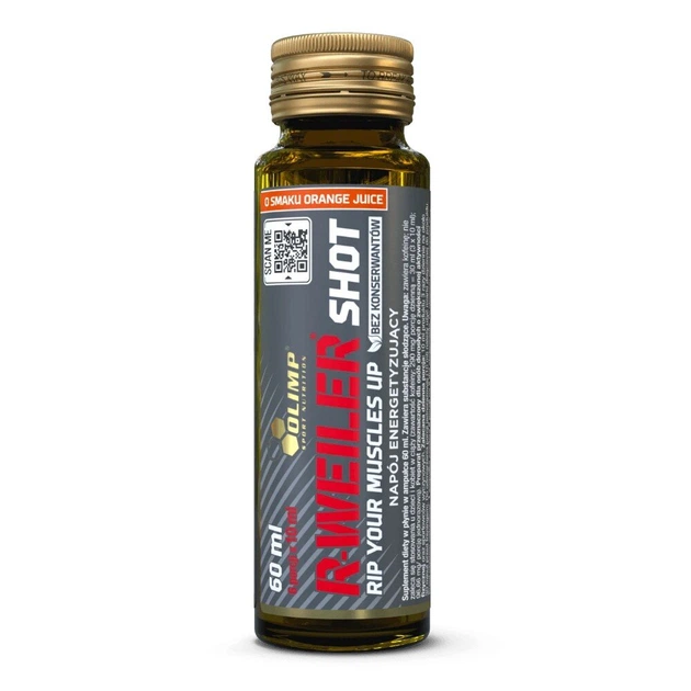 Передтренувальний комплекс Olimp Sport Nutrition R-Weiler Shot, 9*60 мл - Апельсин - зображення 2