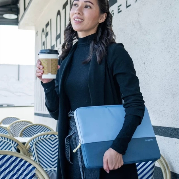 Чехол STM Origin Laptop Sleeve для MacBook Pro 14" / Laptop 14" / 13" Glacier Blue (STM-114-482M-02) - Фото 9 Чехол STM Origin Laptop Sleeve для MacBook Pro 14" / Laptop 14" / 13" Glacier Blue (STM-114-482M-02) - изображение 9