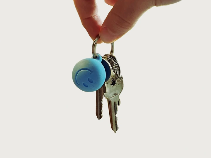 Брелок Контейнер Смайлик Для Дрібниць Smiley Keychain Storage Container 4 См 3Д Друк - Фото 3 Брелок Контейнер Смайлик Для Дрібниць Smiley Keychain Storage Container 4 См 3Д Друк - зображення 3