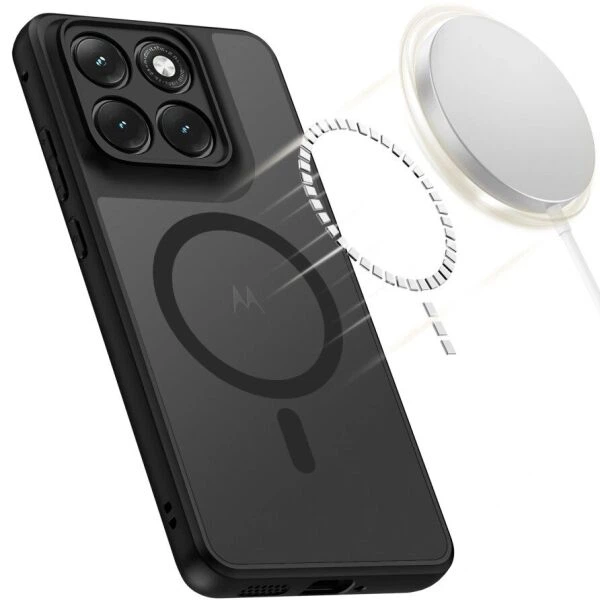 Защитный чехол Tech-Protect Magmat MagSafe для Motorola Edge 70 Fusion - Matte Black - Фото 3 Защитный чехол Tech-Protect Magmat MagSafe для Motorola Edge 70 Fusion - Matte Black - изображение 3