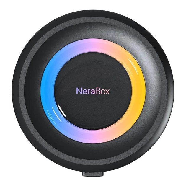 Колонка портативная Fantech BS154 NeraBox, Bluetooth 5.4, 52мм 5Вт RMS, TWS, IPX4, RGB, AUX/TF/USB-C, аккумулятор 1200мАч, Black - изображение 4