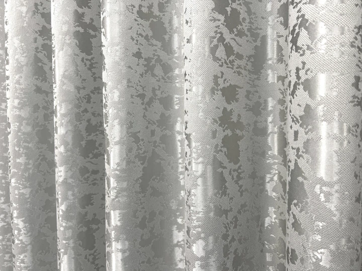 Комплект штор VR-Textil Лен Мрамор 100х270 2шт и Тюль 400х270 1263ш-1672т Светло-серый с белым 71-167/2 - изображение 8