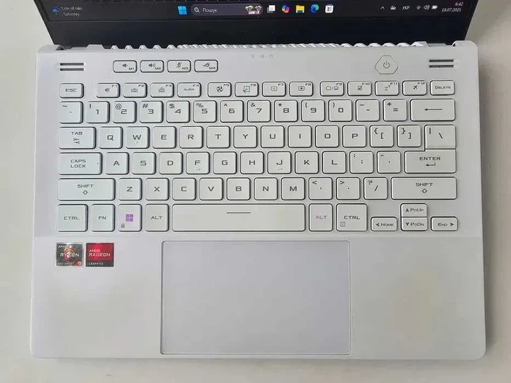 Ноутбук Asus ROG Zephyrus G14 R7 5800H/RTX 3060/RAM 16GB/SSD 512GB/120Hz Б\В - Б/У - Фото 4 Ноутбук Asus ROG Zephyrus G14 R7 5800H/RTX 3060/RAM 16GB/SSD 512GB/120Hz Б\В - Б/У - изображение 4