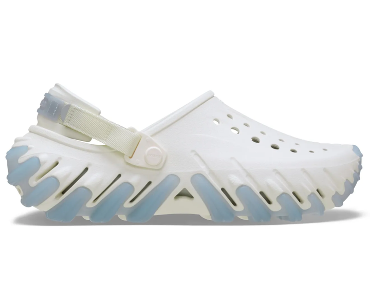 Жіночі крокси Єхо Клог Білі Crocs Echo Icy RO Clog Chalk/Blue (38-39, білий) - Фото 2 Жіночі крокси Єхо Клог Білі Crocs Echo Icy RO Clog Chalk/Blue (38-39, білий) - изображение 2