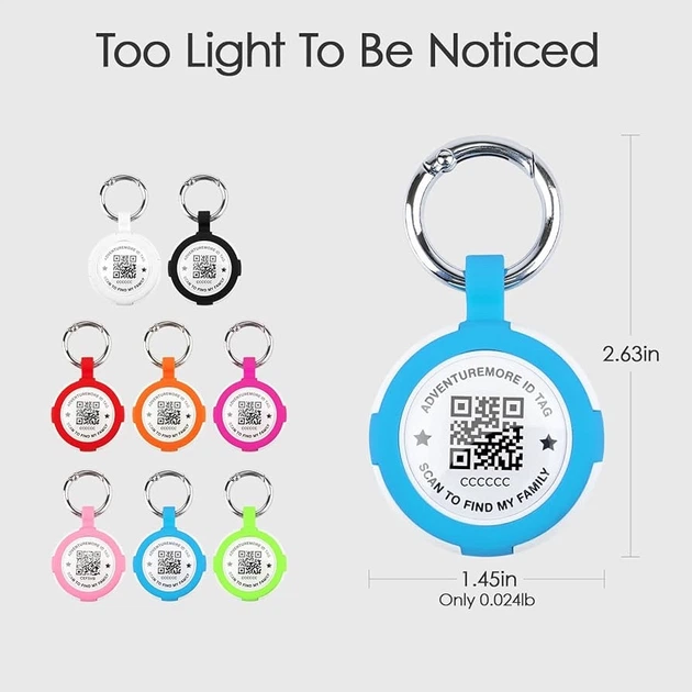 Розумний QR-брелок для тварин THINKPET Smart Tag Blue (без GPS-трекер) - Фото 6 Розумний QR-брелок для тварин THINKPET Smart Tag Blue (без GPS-трекер) - зображення 6