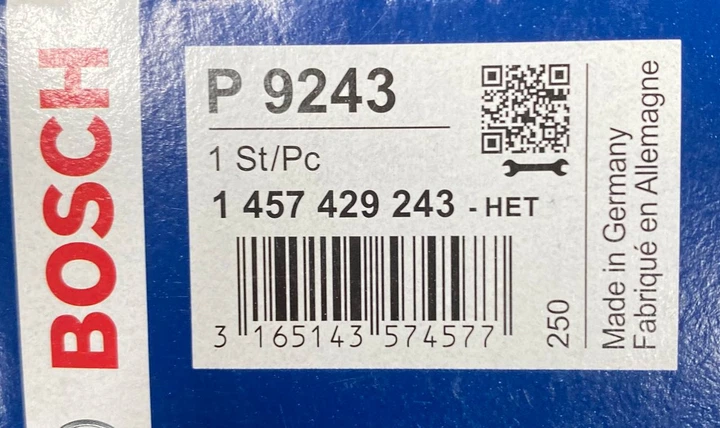 Фильтр масляный OE 671/3 BOSCH 1 457 429 243 VOLKSWAGEN FSI - изображение 5