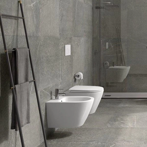 Унітаз підвісний RAK Ceramics Resort RST23AWHA, RESC0004 безобідковий з сидінням Soft Close - изображение 2