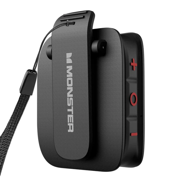 Портативная Bluetooth колонка MONSTER Micro D127 6W IPX7 беспроводная акустика для отдыха дома путешествий природы и заведений мощный звук Блютуз USB TF FM радио длительное время работы совместима с Android iPhone планшетами и ноутбуками - изображение 6