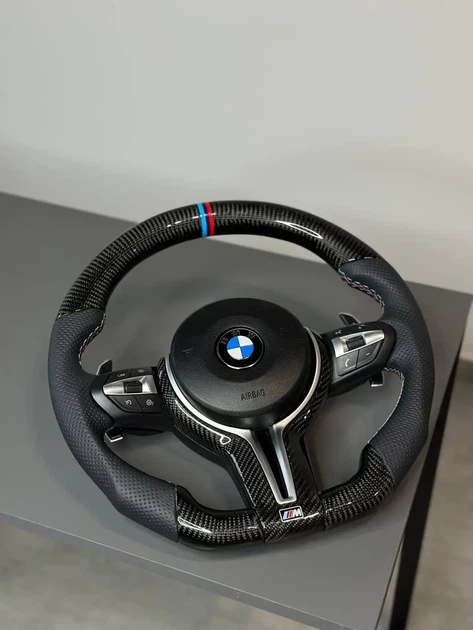 Карбоновий M Руль M Perfomance Кермо BMW F series Карбон F20 F21 F22 F23 F30 F31 F32 F33 F36 X3 F25 F26 F15 F16 - зображення 2