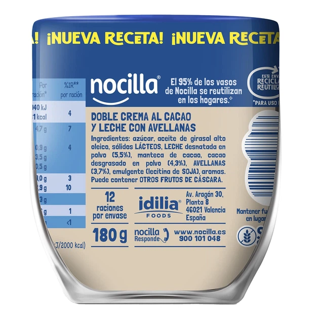 Шоколадно-молочная паста Nocilla Choco Mix с фундуком 180 г - изображение 2