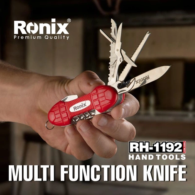 Багатофункціональний інструмент Ronix RH-1192 - Фото 7 Багатофункціональний інструмент Ronix RH-1192 - зображення 7