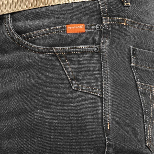 Брюки Pentagon Rogue Jeans Pants 40 32" Black - изображение 5